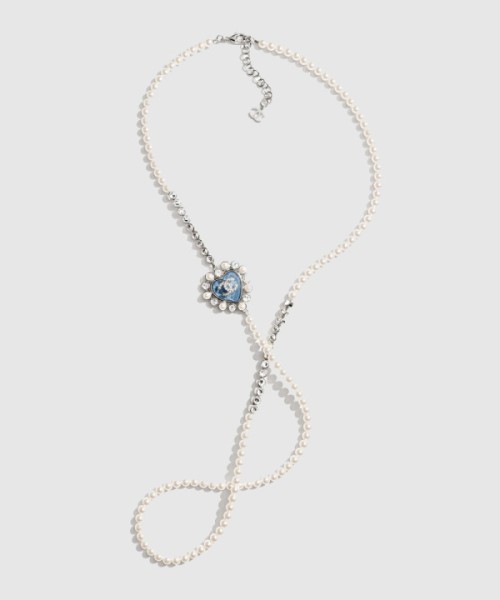 샤넬 롱 네크리스 ABF490