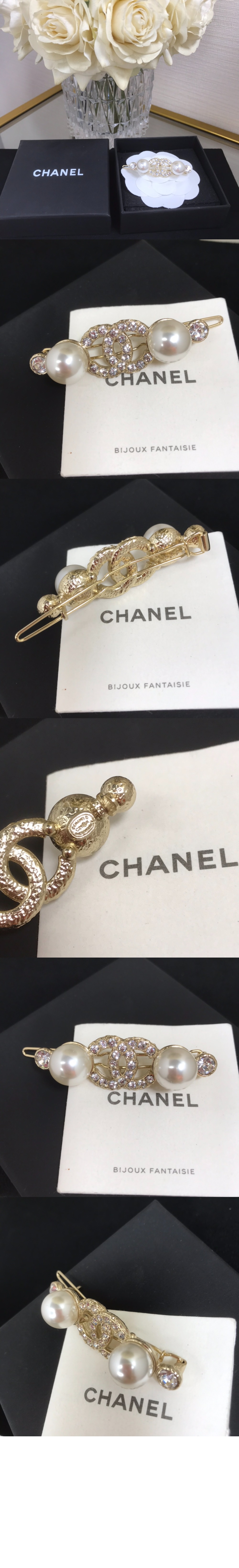 샤넬 머리핀. 헤어핀 AB6518