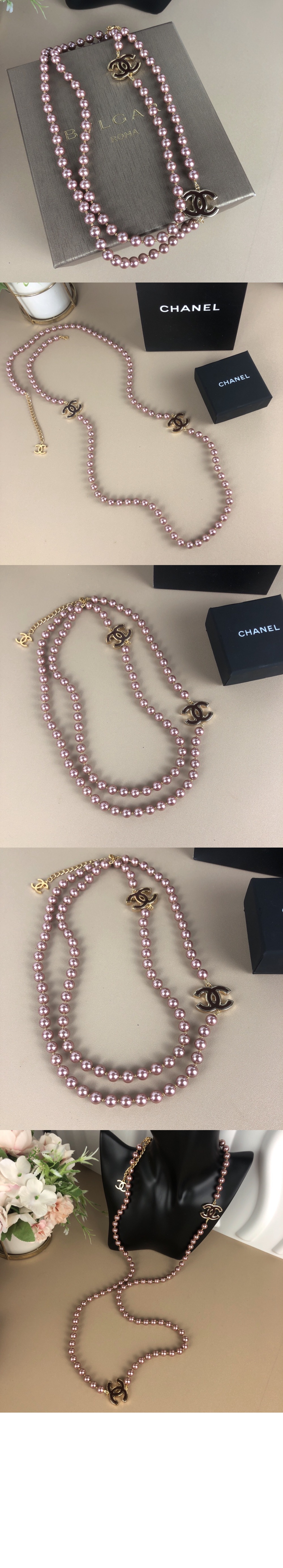 샤넬 롱 네크리스 ABA978