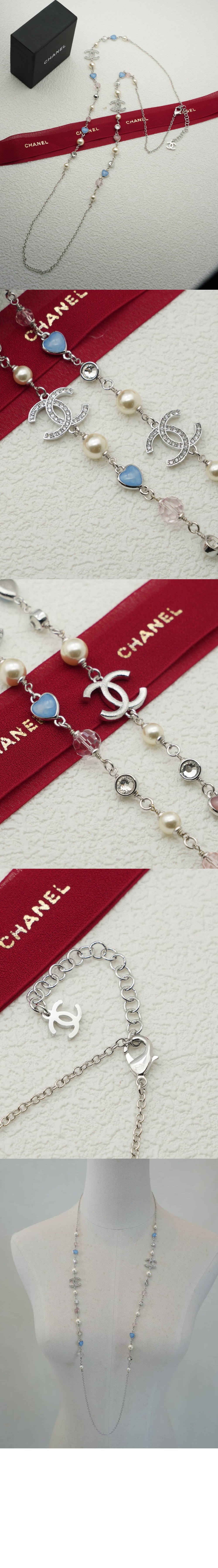 샤넬 롱 네크리스 ABF489