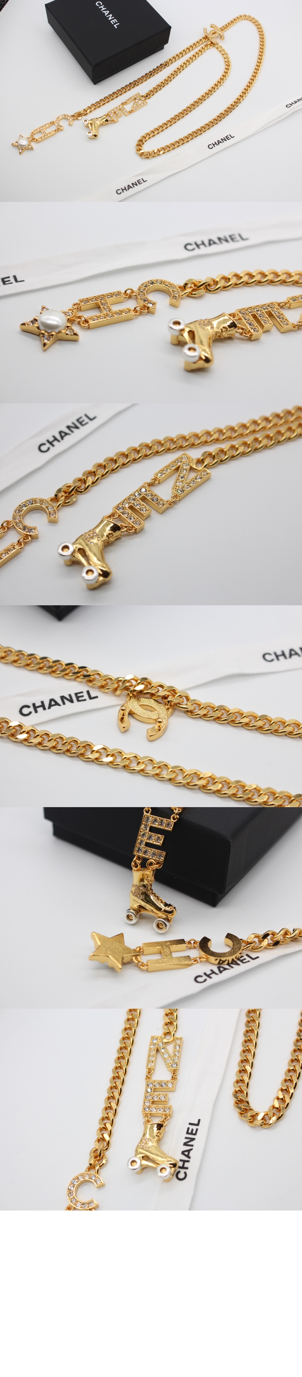 샤넬 롱 네크리스 ABC630