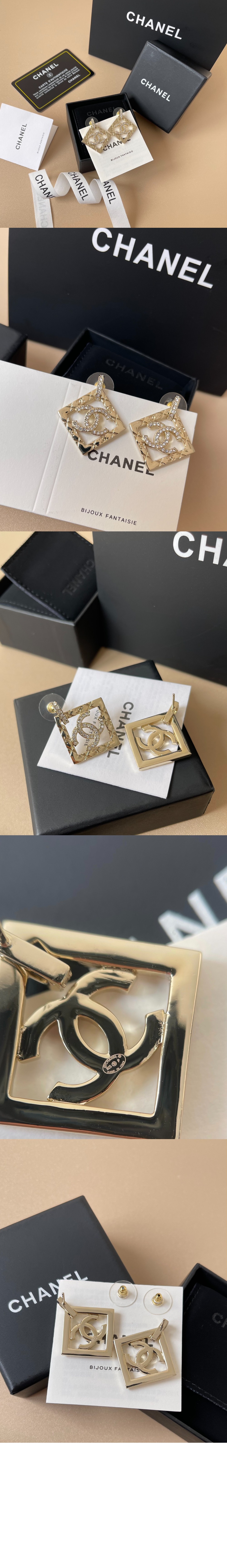 샤넬 펜던트 귀걸이 ABF248