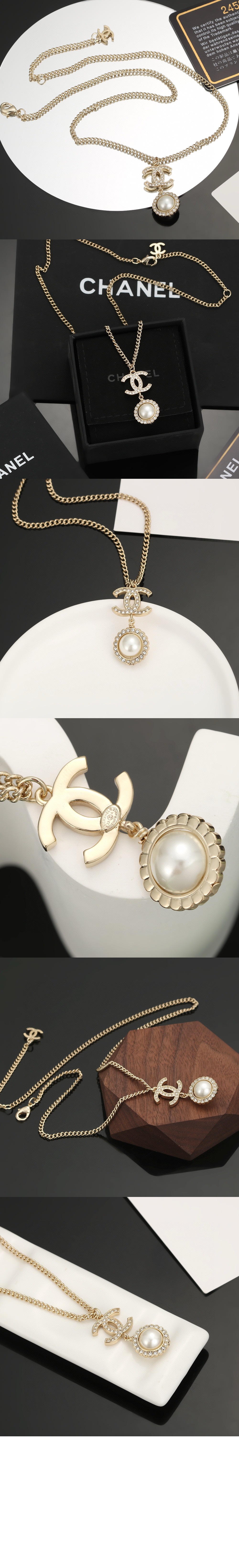 샤넬 네크리스 AB2302