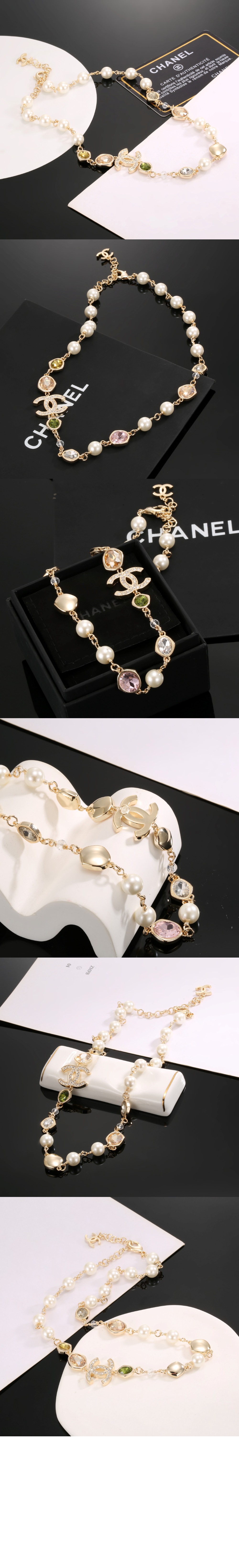 샤넬 네크리스 AB6816