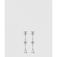 샤넬 꽃 진주 귀걸이 AB7137