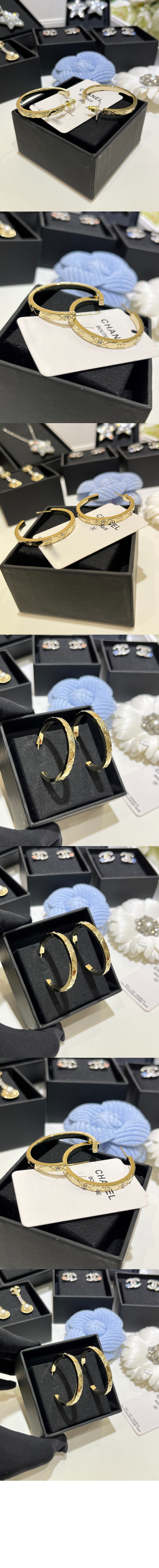 샤넬 후프 이어링 ABF246