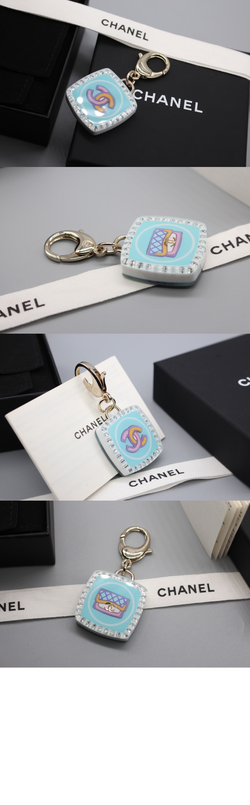 샤넬 키 홀더 ABC764