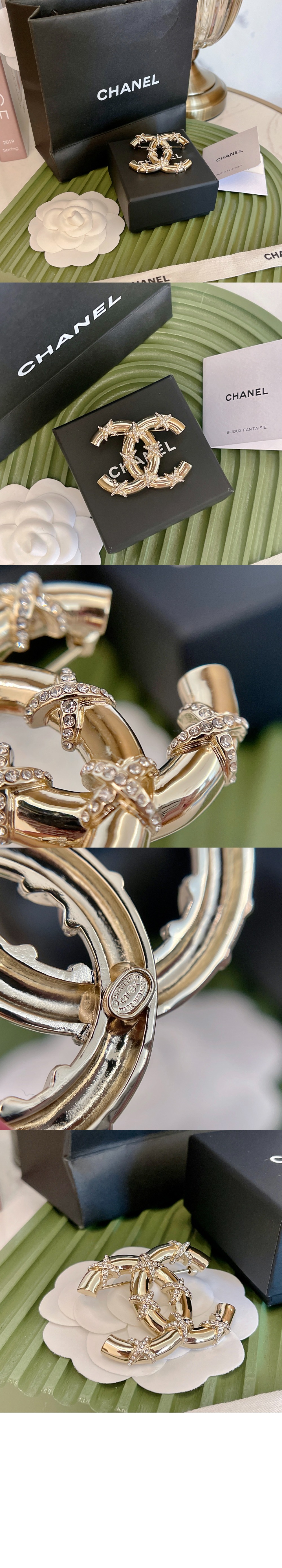 샤넬 브로치 AB6875
