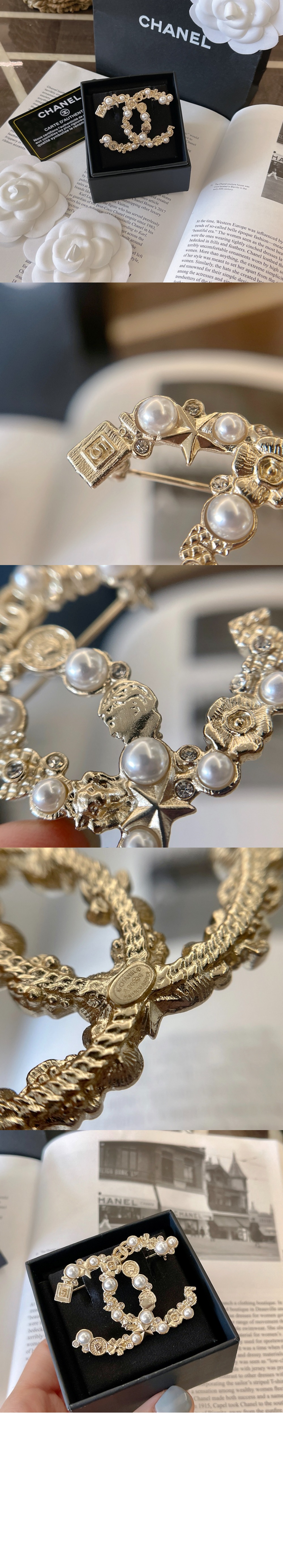 샤넬 브로치 AB2918