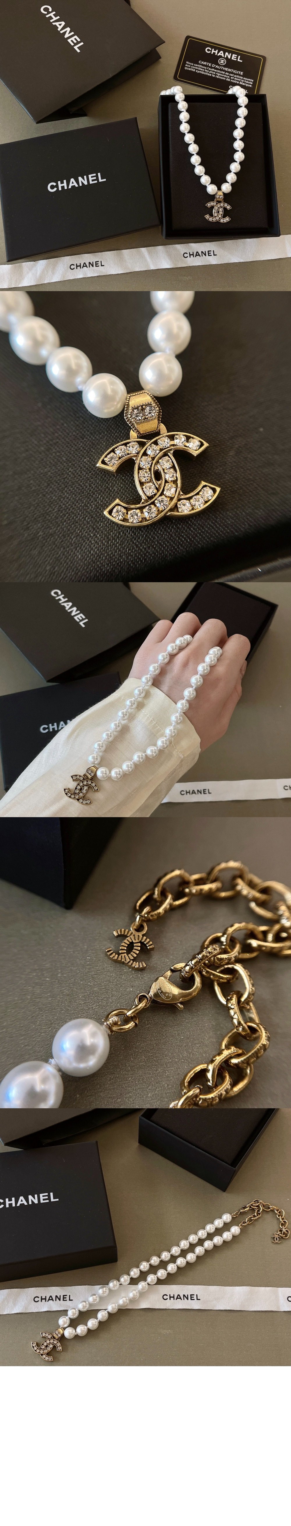 샤넬 목걸이 AB5662