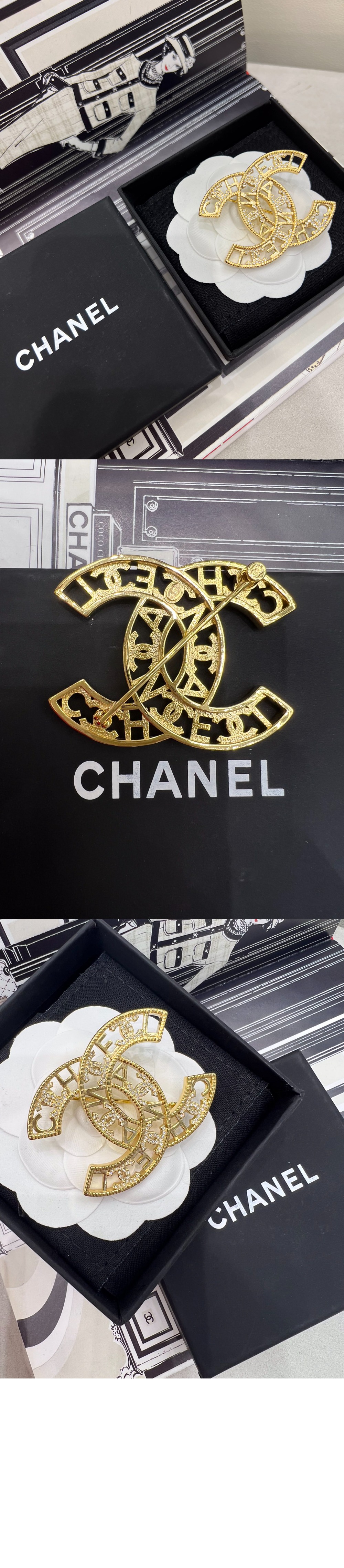 샤넬 브로치 AB9044