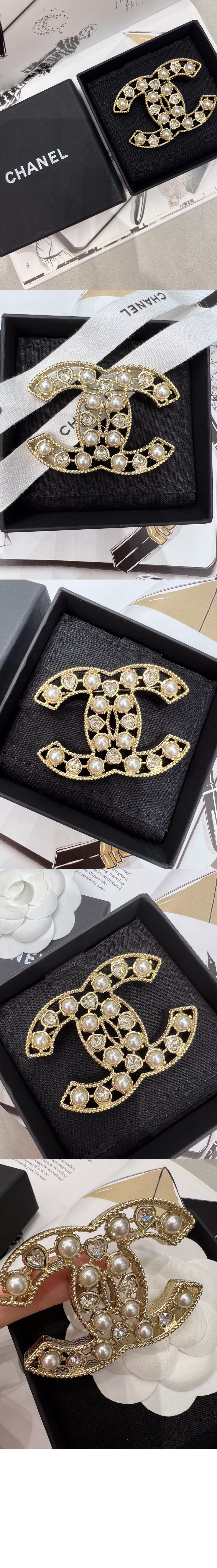 샤넬 브로치 AB8207