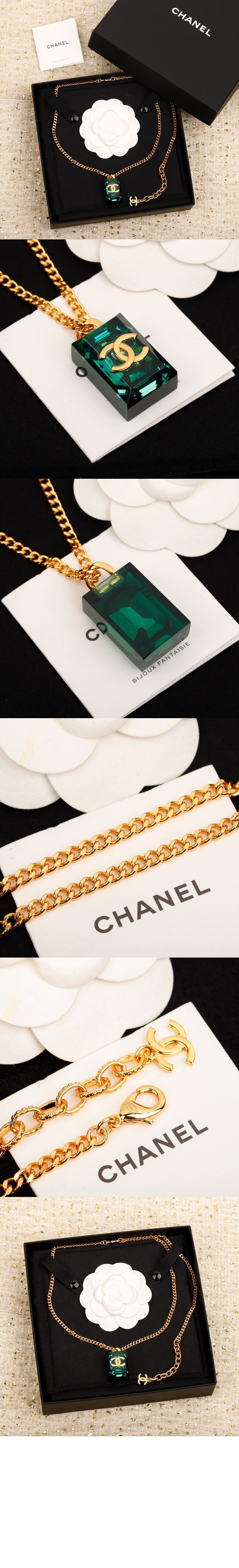 샤넬 롱 네크리스 AB3690