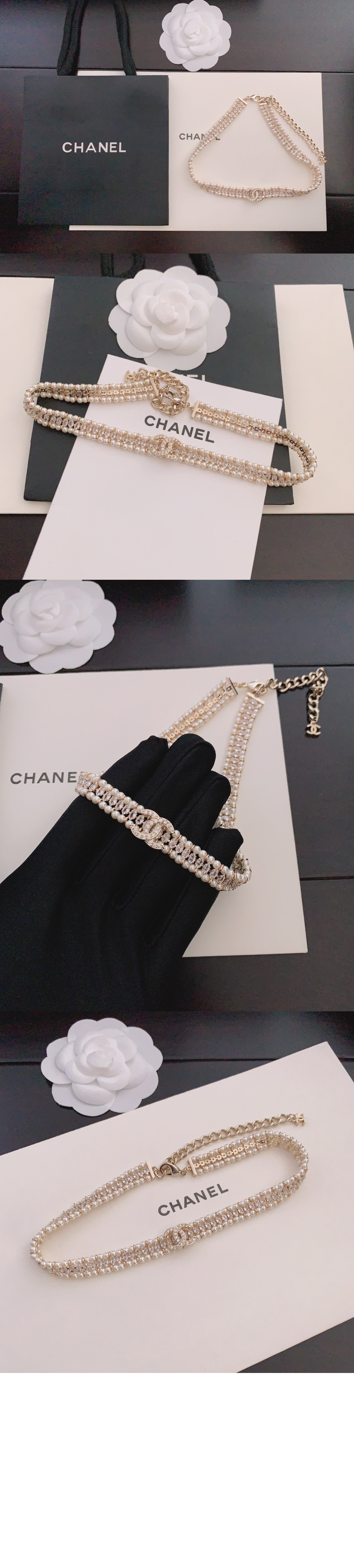 샤넬 네크리스 AB9734