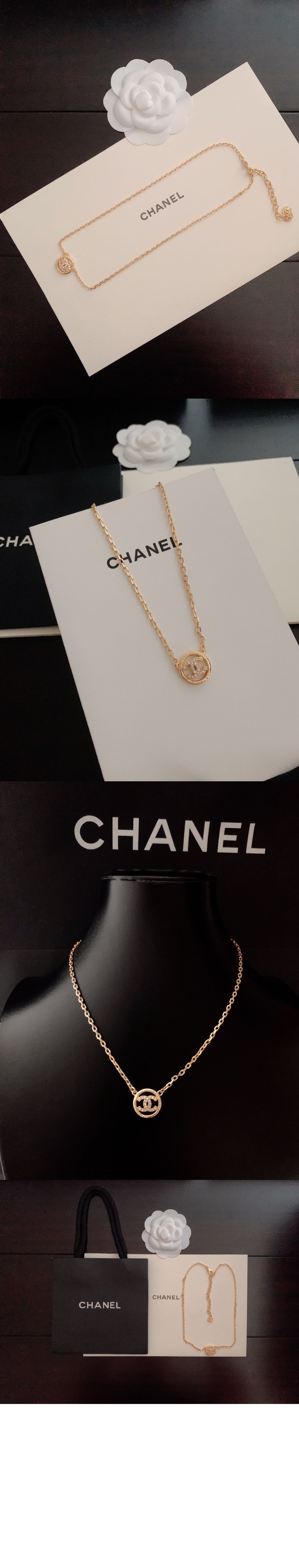 샤넬 네크리스 AB9046