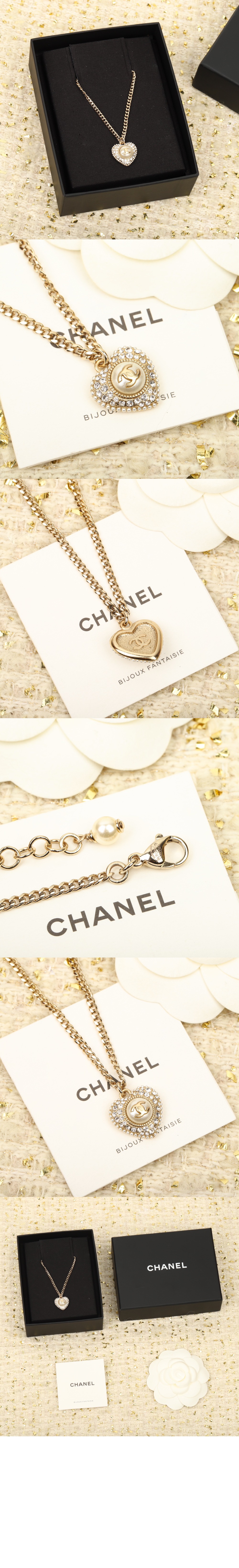 샤넬 네크리스 AB9387