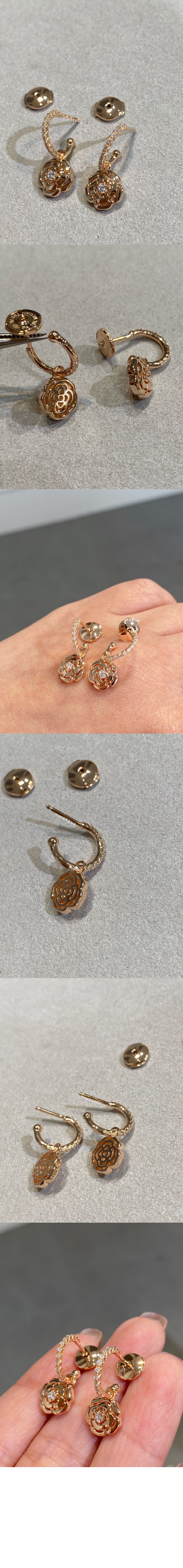 샤넬 Extrait de Camélia 이어링 J11659