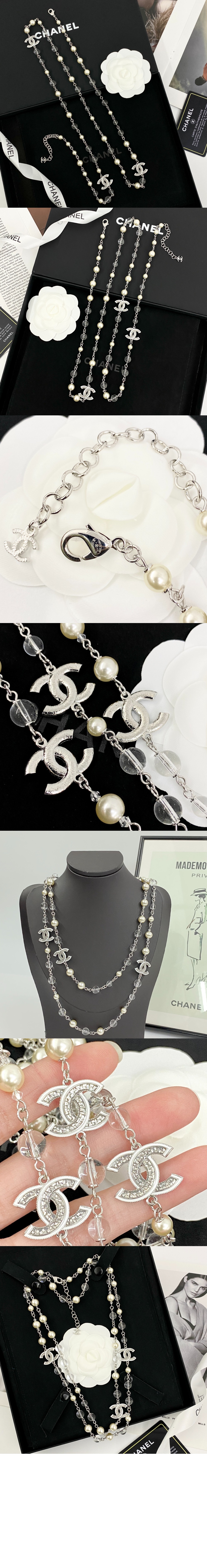 샤넬 롱 네크리스 ABE885