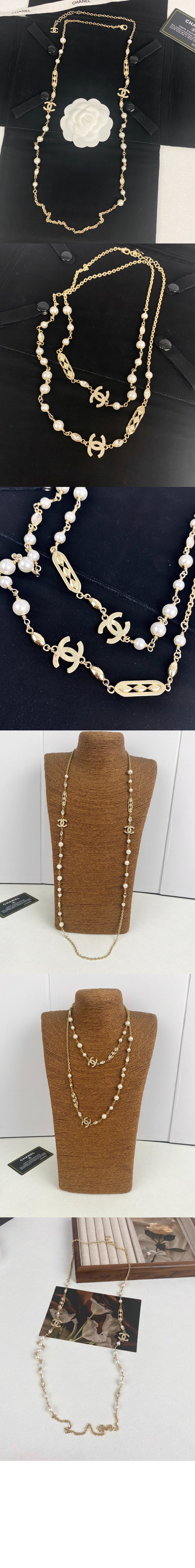 샤넬 롱 네크리스 ABE192