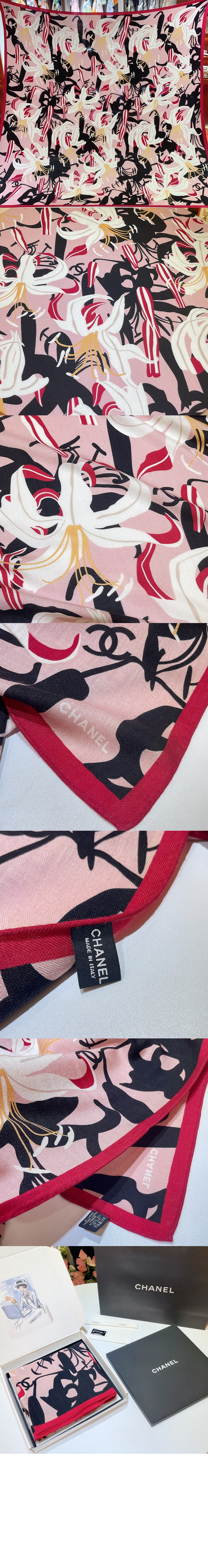 샤넬 스카프 AA9181