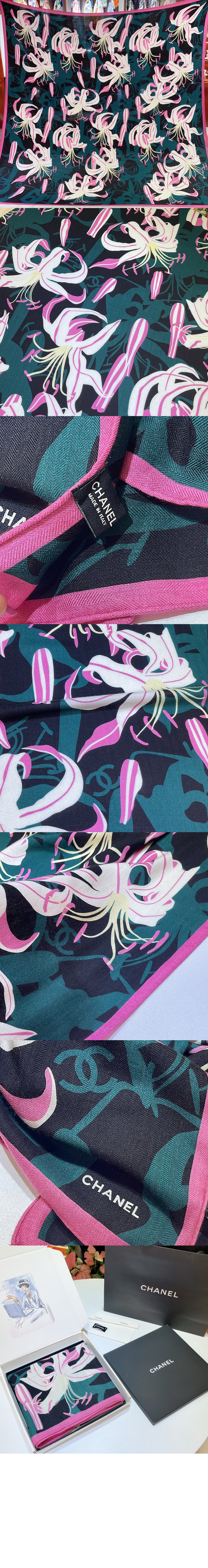 샤넬 스카프 AA9181