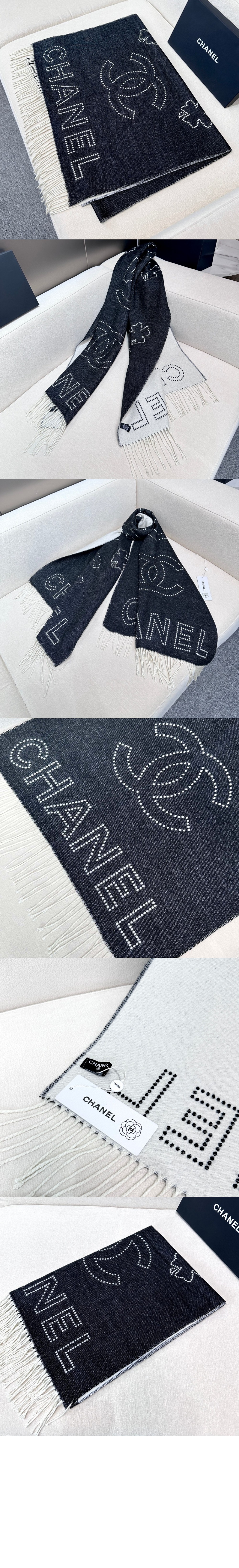 샤넬 캐시미어 스카프 AAA353