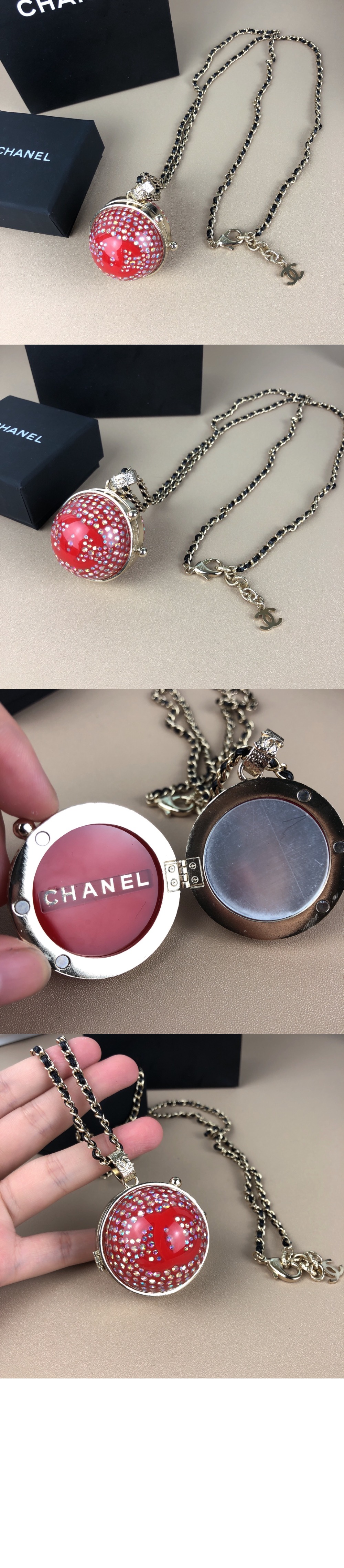 샤넬 롱 네크리스 FF8176