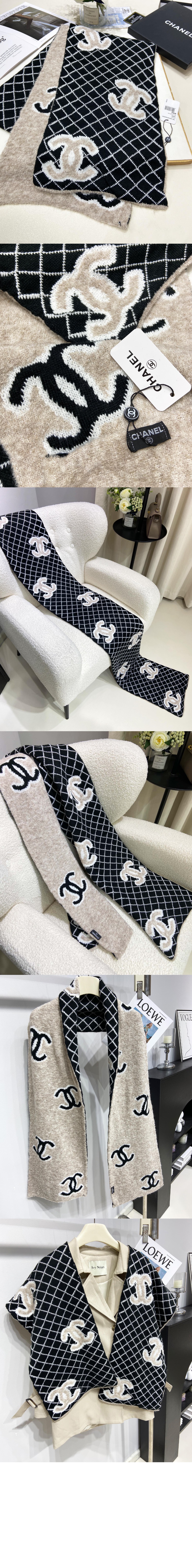 샤넬 스카프 AA8451