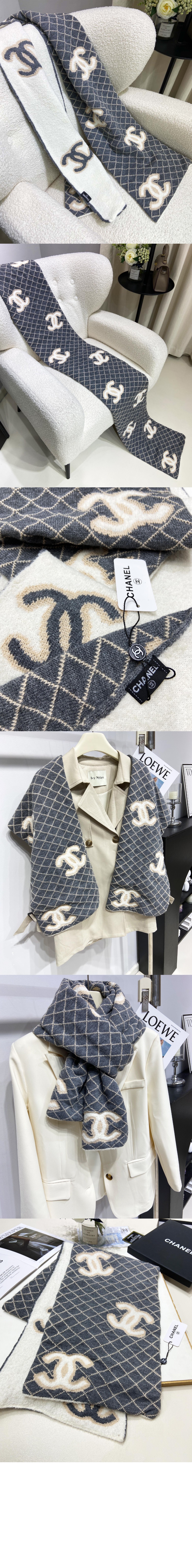 샤넬 스카프 AA8451