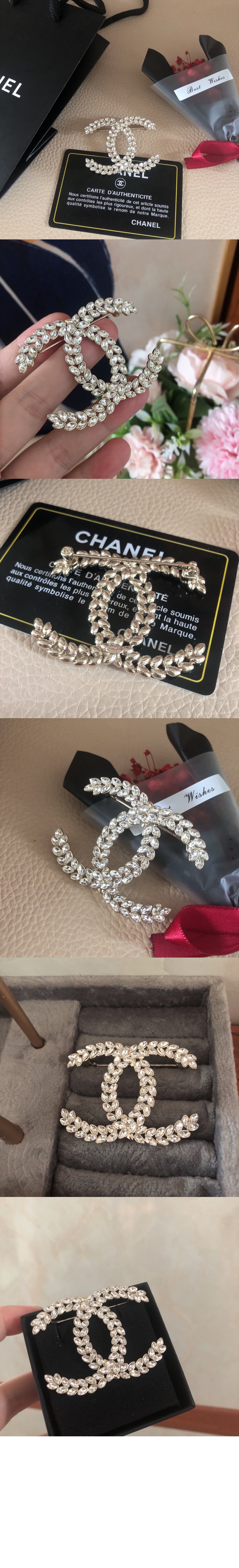 샤넬 브로치 ABA563