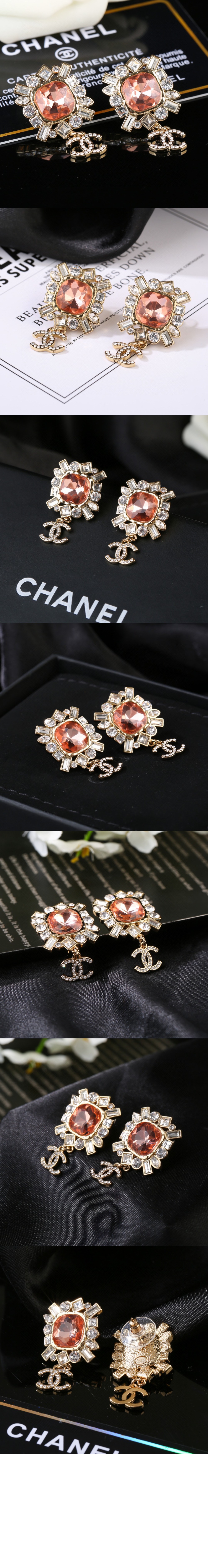 샤넬 펜던트 귀걸이 ABA214