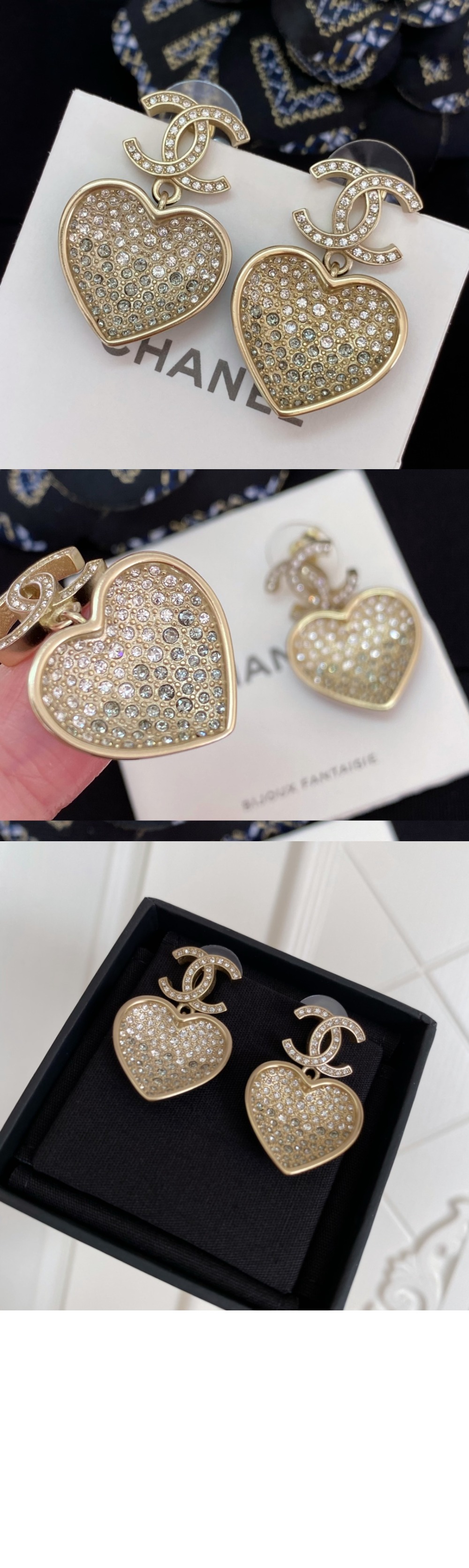 샤넬 펜던트 귀걸이 ABA403