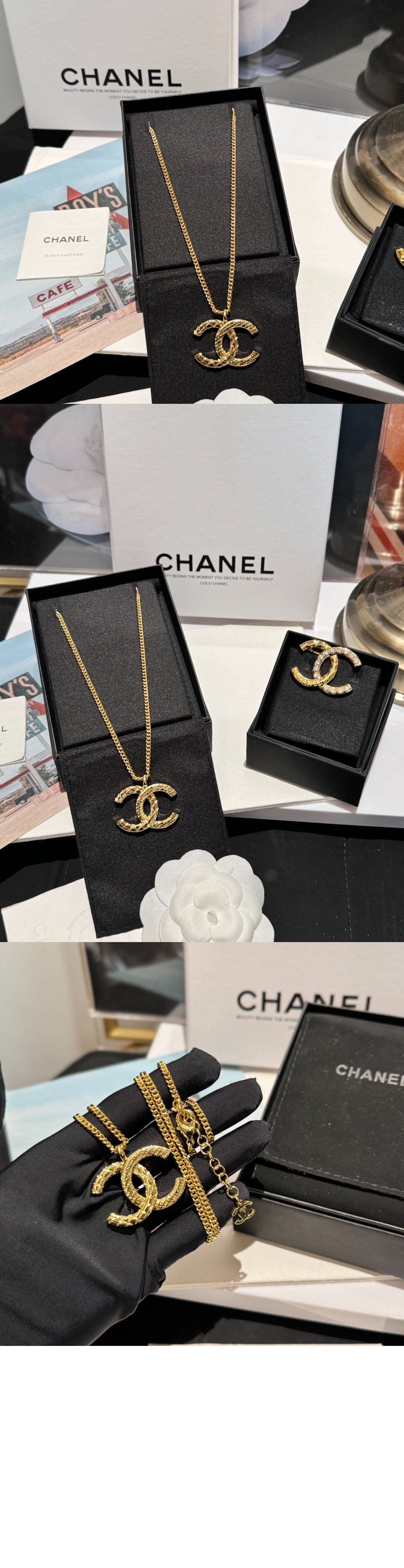 샤넬 목걸이 ABD006