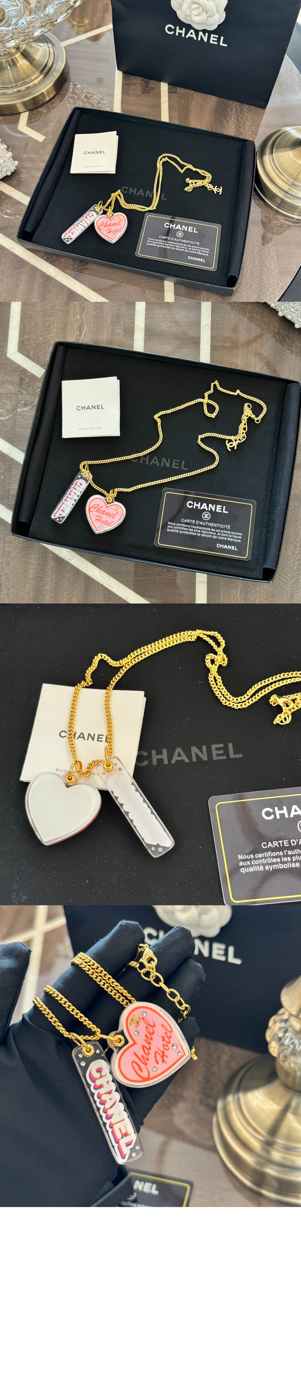 샤넬 목걸이 ABC787