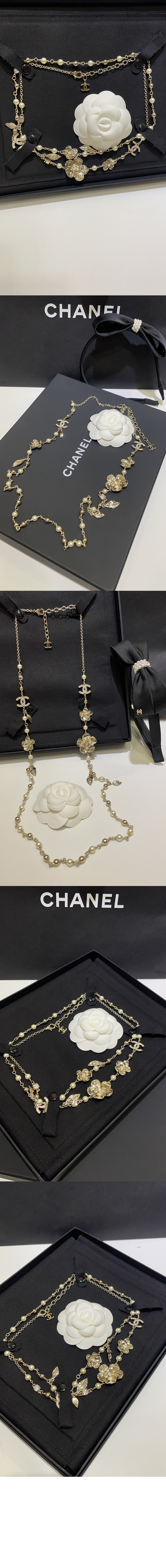 샤넬 롱 네크리스 ABE309