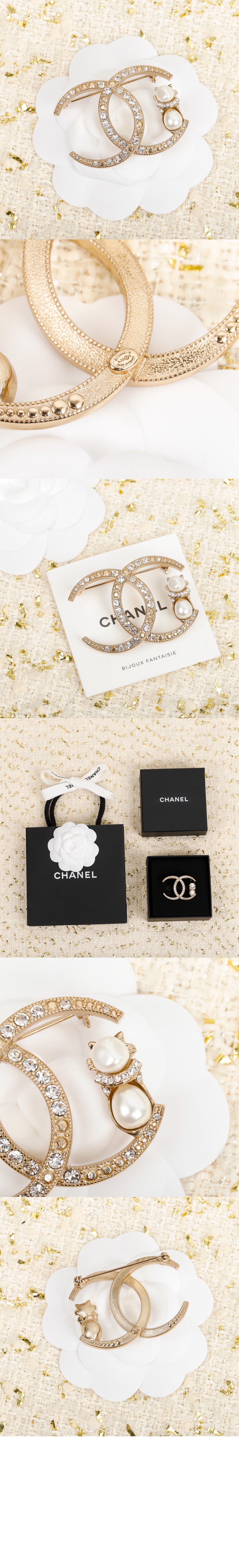 샤넬 브로치 AB3927