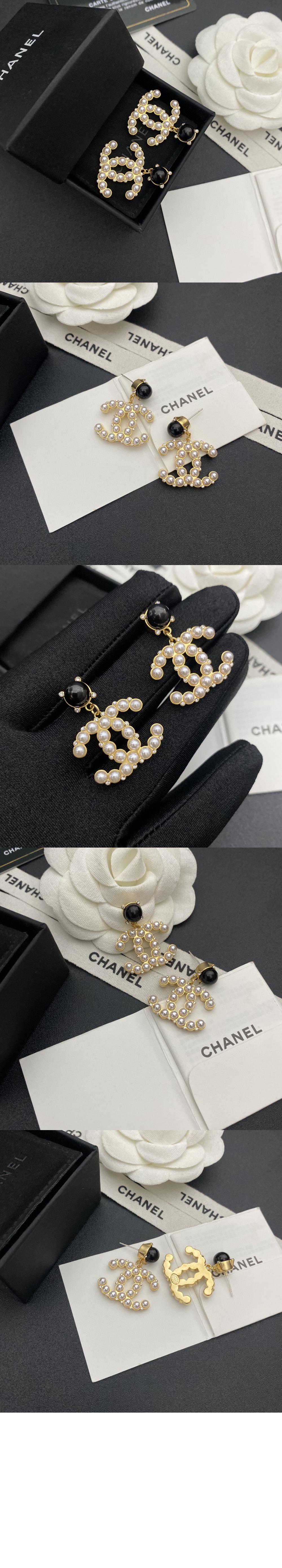 샤넬 이어링 AB6390