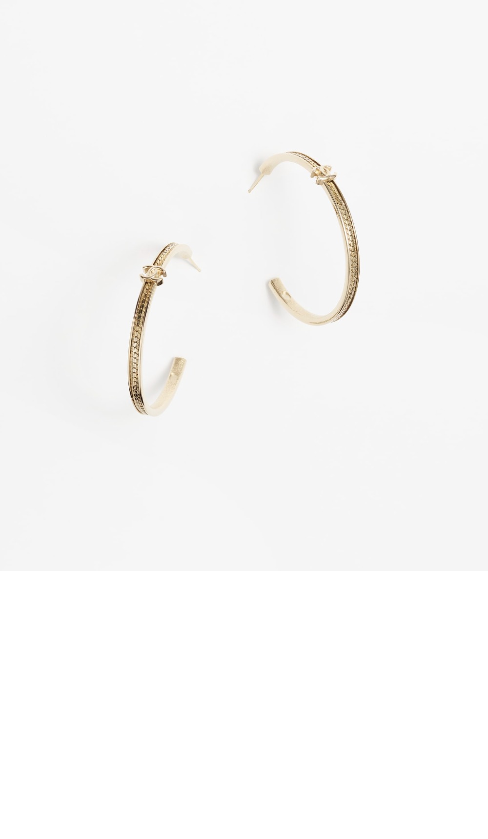 샤넬 후프 이어링 ABE246