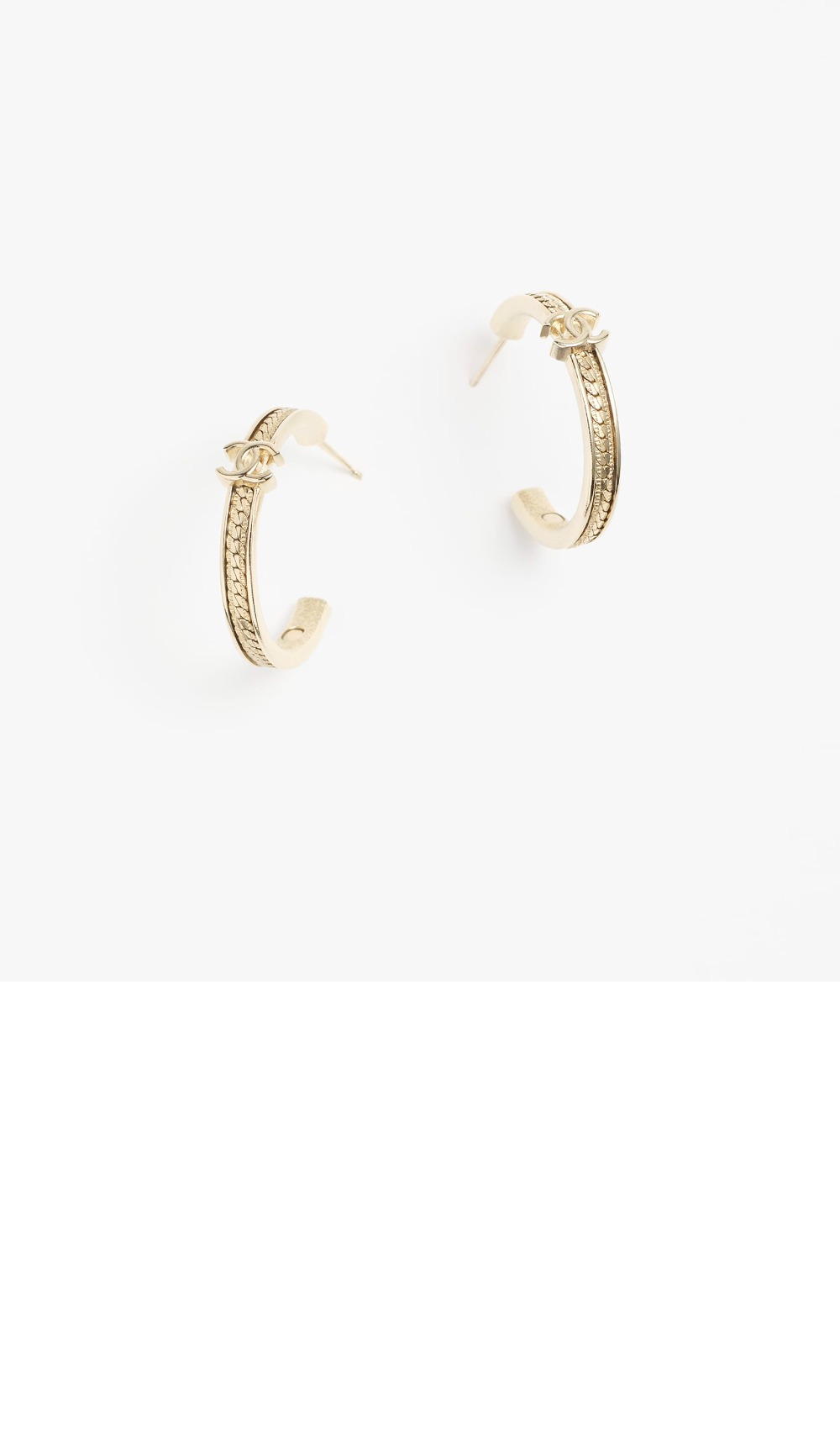 샤넬 후프 이어링 ABE245