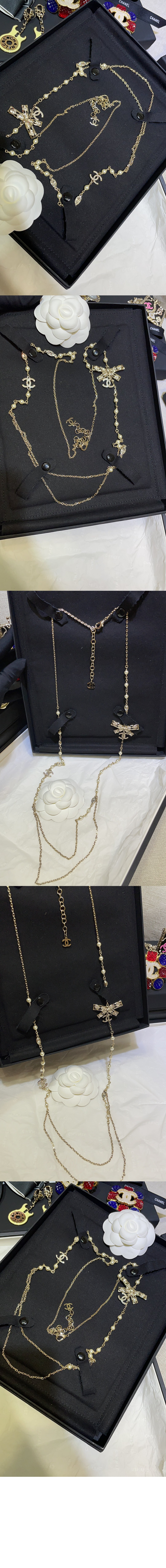 샤넬 롱 네크리스 목걸이 ABD486