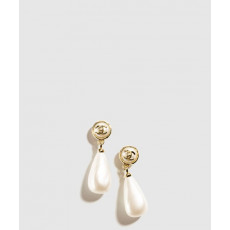 샤넬 진주 클립온 펜던트 귀걸이 ABD691