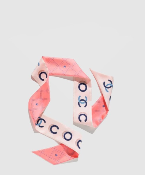 샤넬 코코 트윌리 스카프 AA8760