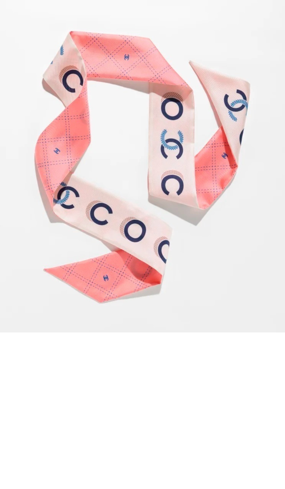 샤넬 코코 트윌리 스카프 AA8760