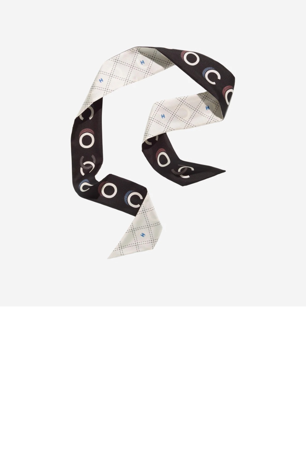 샤넬 코코 트윌리 스카프 AA8760