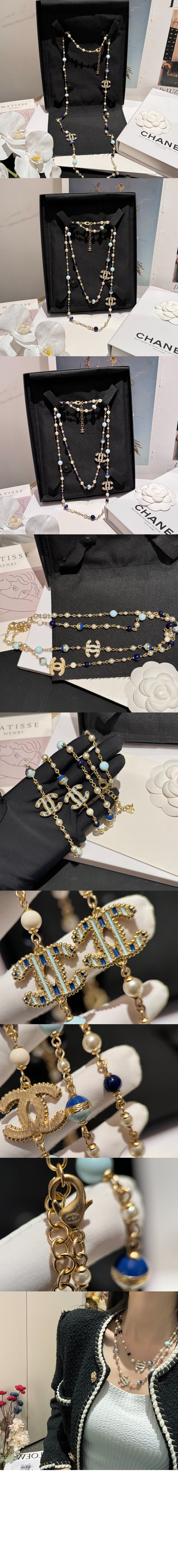 샤넬 롱 네크리스 ABC922