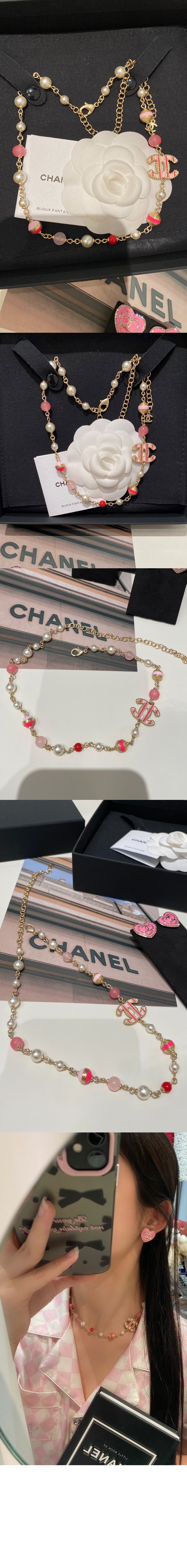 샤넬 네크리스 ABC921