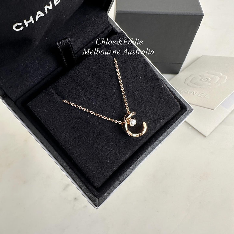 샤넬 코코 네크리스 베이지골드