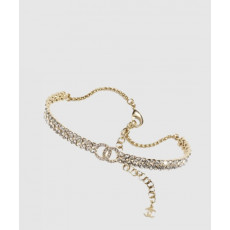 샤넬 CC 로고 크리스탈 초커 ABA559