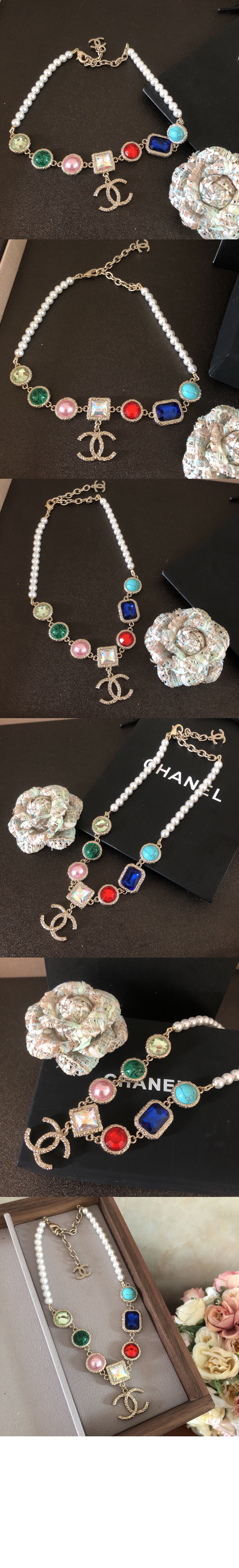 샤넬 네크리스 AB8529