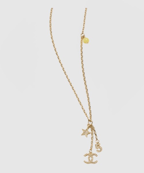 샤넬 CC로고 NO5 별 목걸이 AB8055